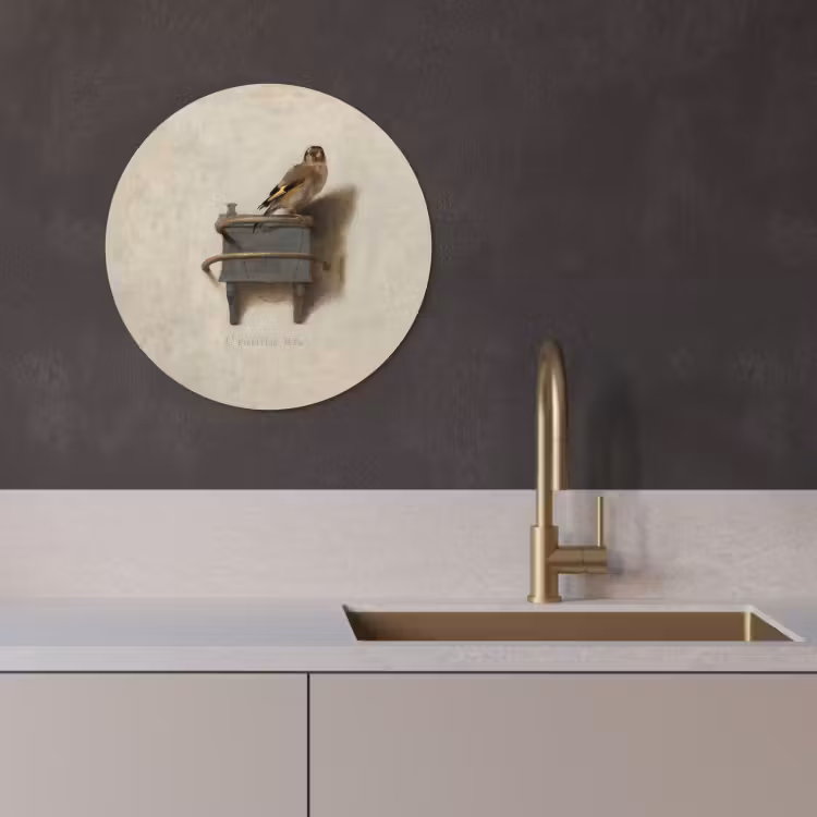 Quadro rotondo - Il putter — 2