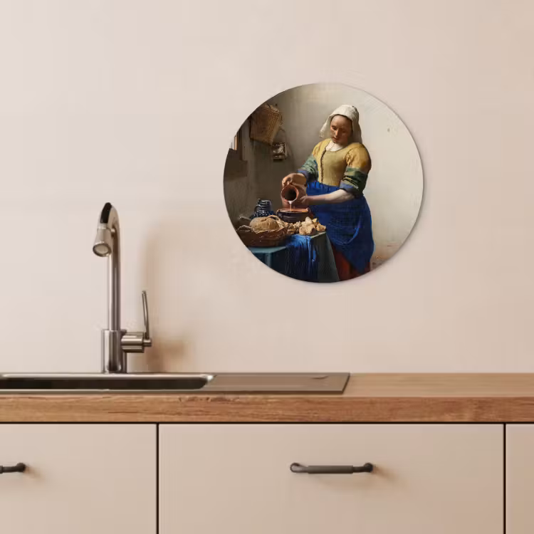 Quadro rotondo - La lattaia — 4