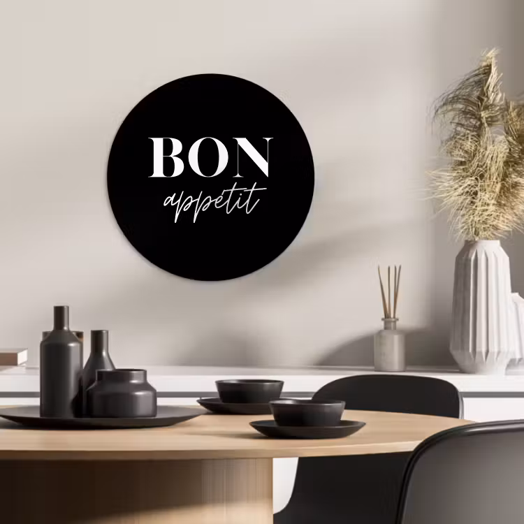 Quadro rotondo - Invito a cena — 2