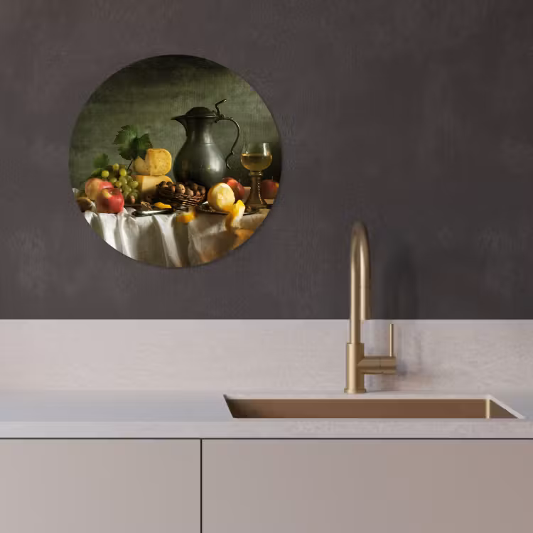 Quadro rotondo - Nostalgia gastronomica — 2