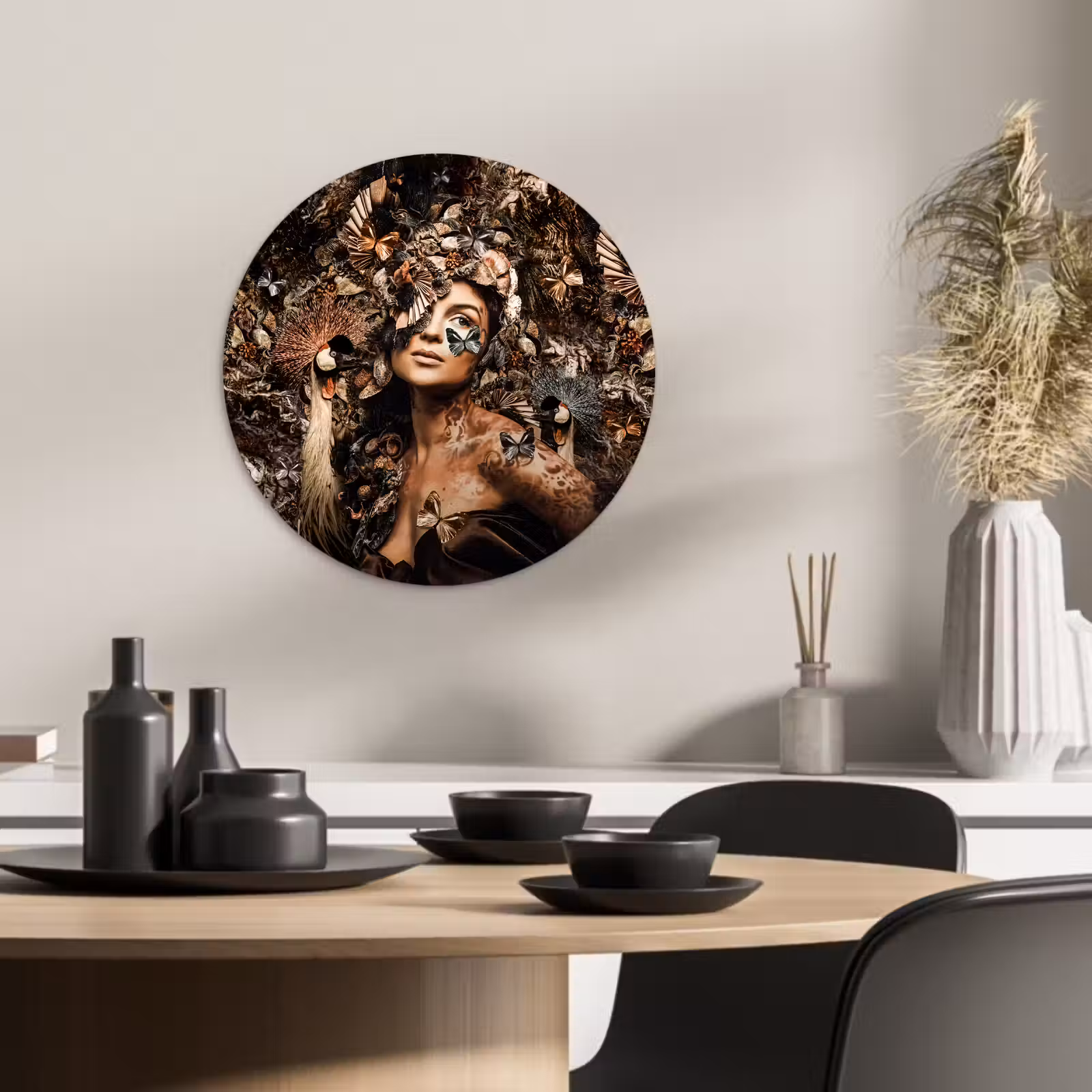 Quadro rotondo - Seduzione naturale — 1