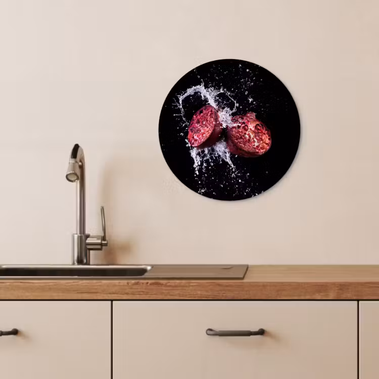 Quadro rotondo - Esplosione di melograno — 4