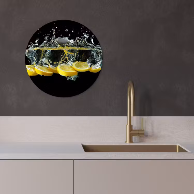 Quadro rotondo - Immersione fresca — 4