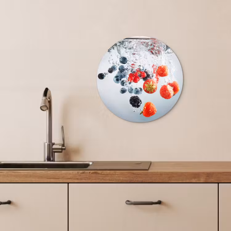 Quadro rotondo - Immersione nel frutto della foresta — 3