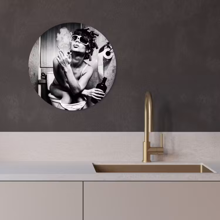 Quadro rotondo - Rompere con stile — 1
