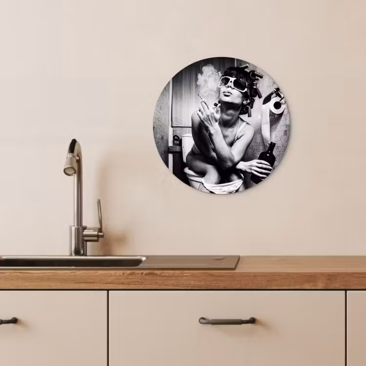 Quadro rotondo - Rompere con stile — 4