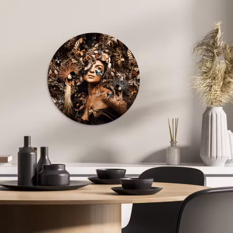 Quadro rotondo - Seduzione naturale — 1