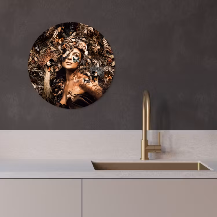 Quadro rotondo - Seduzione naturale — 4