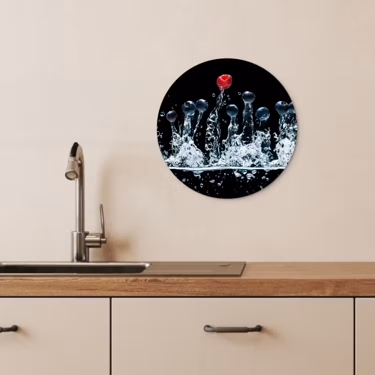 Quadro rotondo - Sinfonia di frutti di bosco — 4