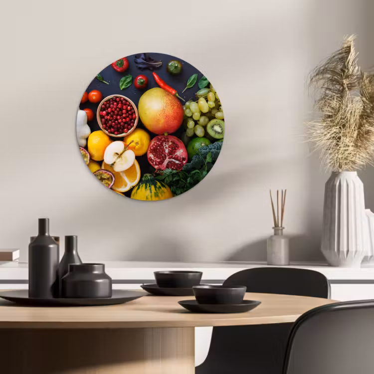 Quadro rotondo - Armonia del raccolto — 3
