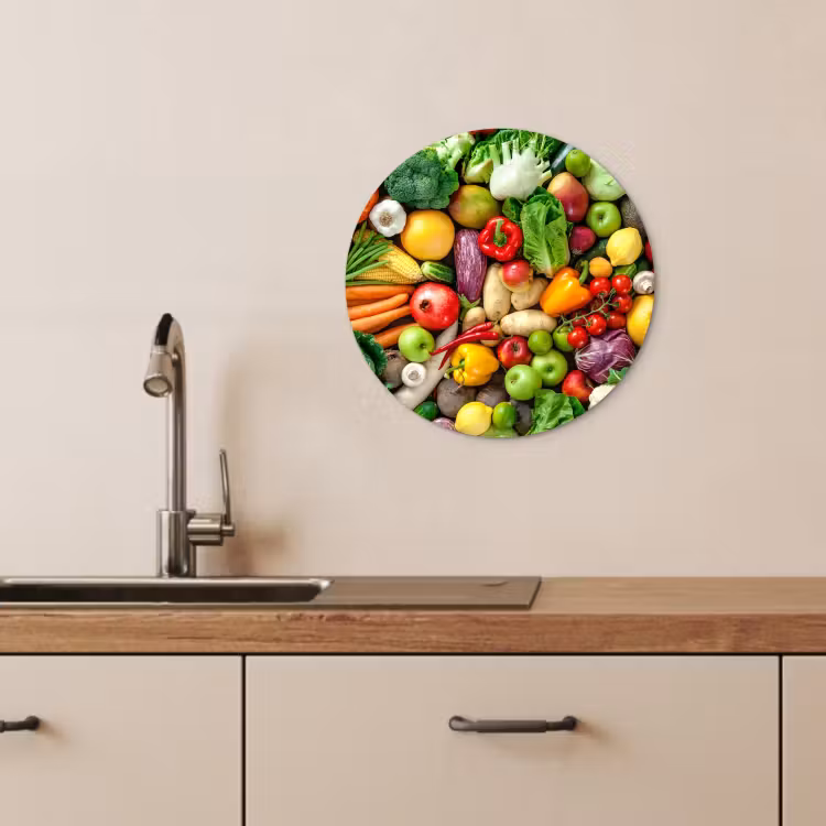 Quadro rotondo - Mosaico di Madre Natura — 4