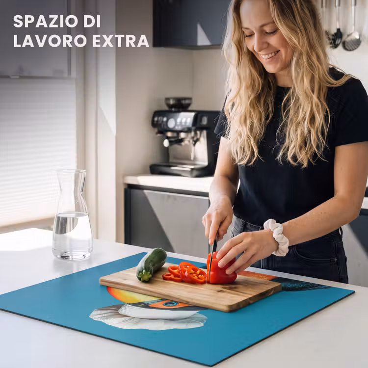 Protezione piano induzione - Tucano - Pappagallo - Uccello - Cappello da cuoco — 5