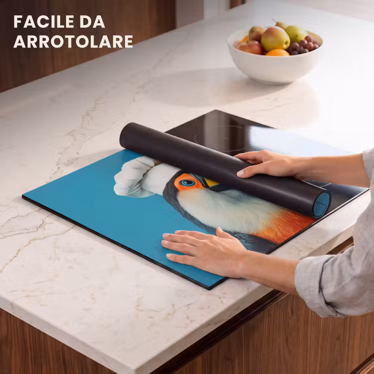 Protezione piano induzione - Tucano - Pappagallo - Uccello - Cappello da cuoco — 7