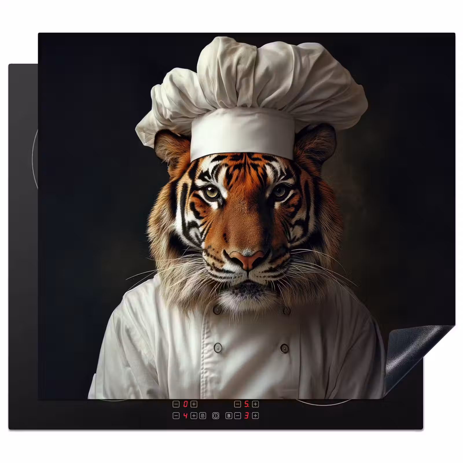 Protezione piano induzione - Tiger - Abbigliamento da cuoco - Marrone — 1