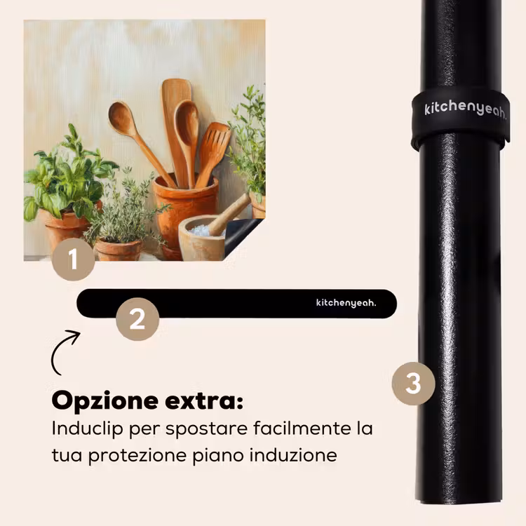 Protezione piano induzione - Vasi - Erbe - Legno — 8