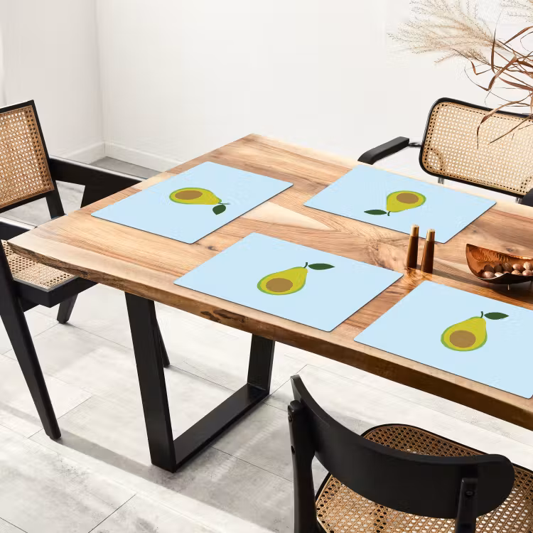 Tovagliette - Avocado - Illustrazione - Verde - Frutta — 4
