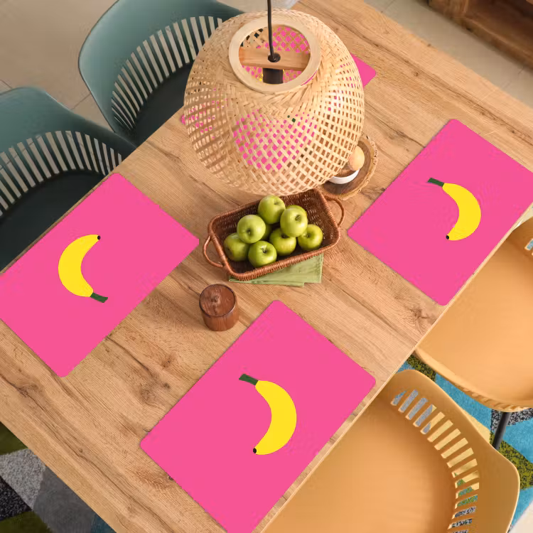 Tovagliette - Banana - Giallo - Frutta — 3