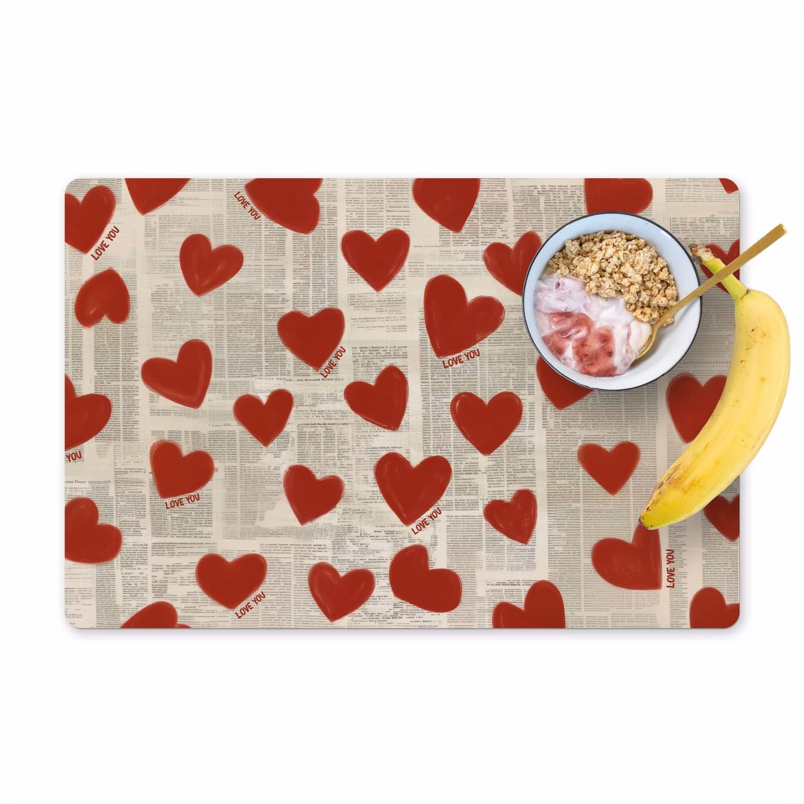 Tovagliette - Cuori - Giornale - Loveyou — 1