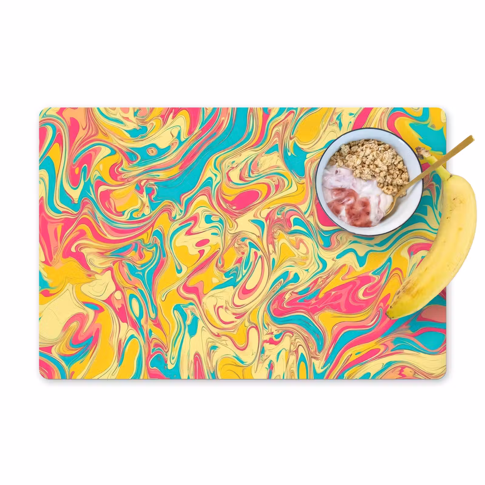Tovagliette - Giallo - Rosa - Blu - Retrò — 1