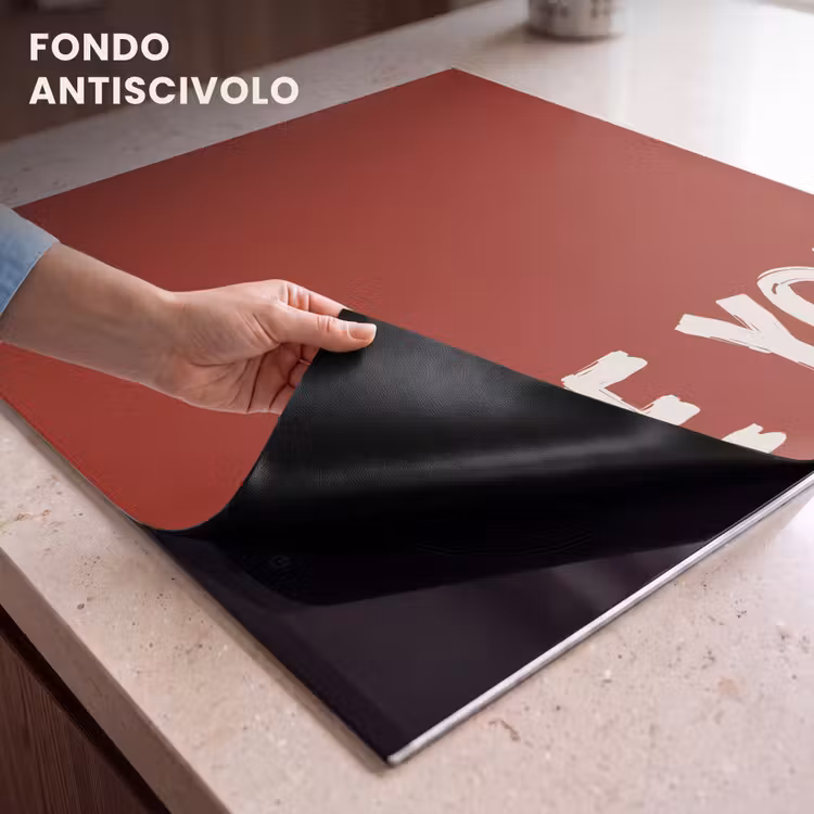 Protezione piano induzione - Slant - Loveyou - Rosso — 6