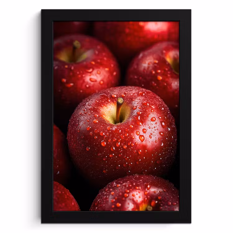 KitchenYeah - Cucina - Cornice per foto - Rosso - Mele - Frutta — 1