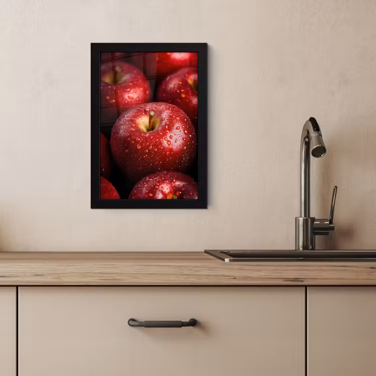 KitchenYeah - Cucina - Cornice per foto - Rosso - Mele - Frutta — 2