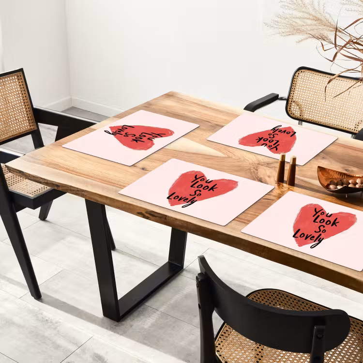 Tovagliette - Cuore - Rosso - San Valentino — 4