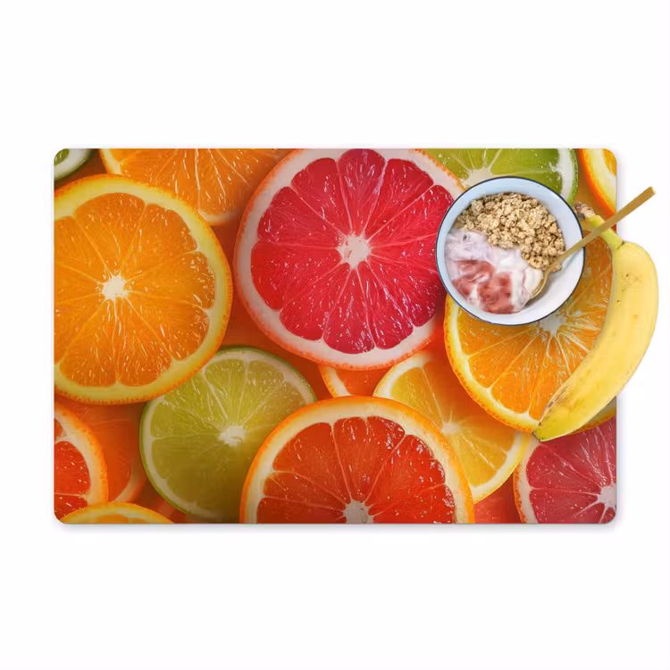 Tovaglietta in vinile - Frutta - Colorata - Primo piano — 1