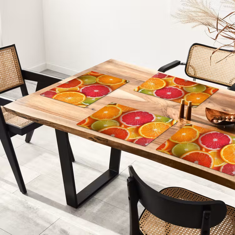 Tovaglietta in vinile - Frutta - Colorata - Primo piano — 4