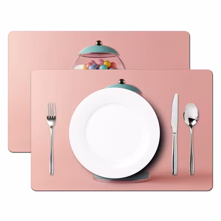 Tovagliette - Gomma da masticare - Retrò - Caramella - Rosa — 2
