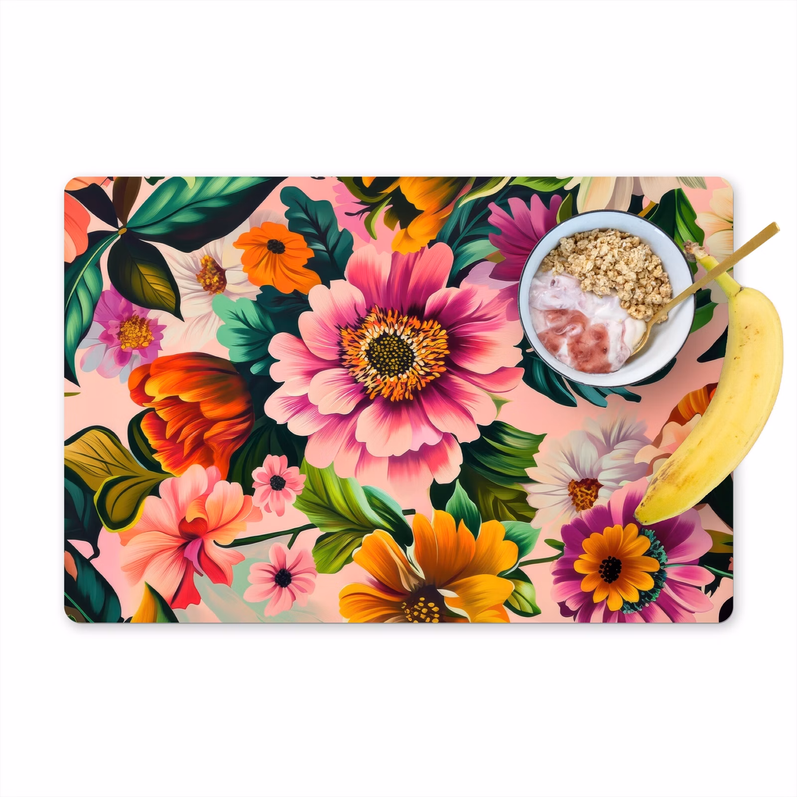 Tovagliette - Fiori - Colorati - Rosa — 1