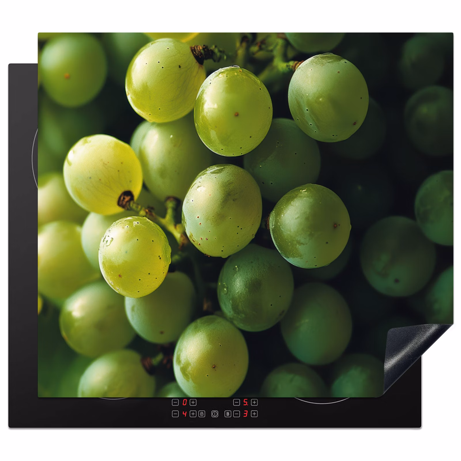 Protezione piano induzione - Uva - Grappolo - Verde — 1