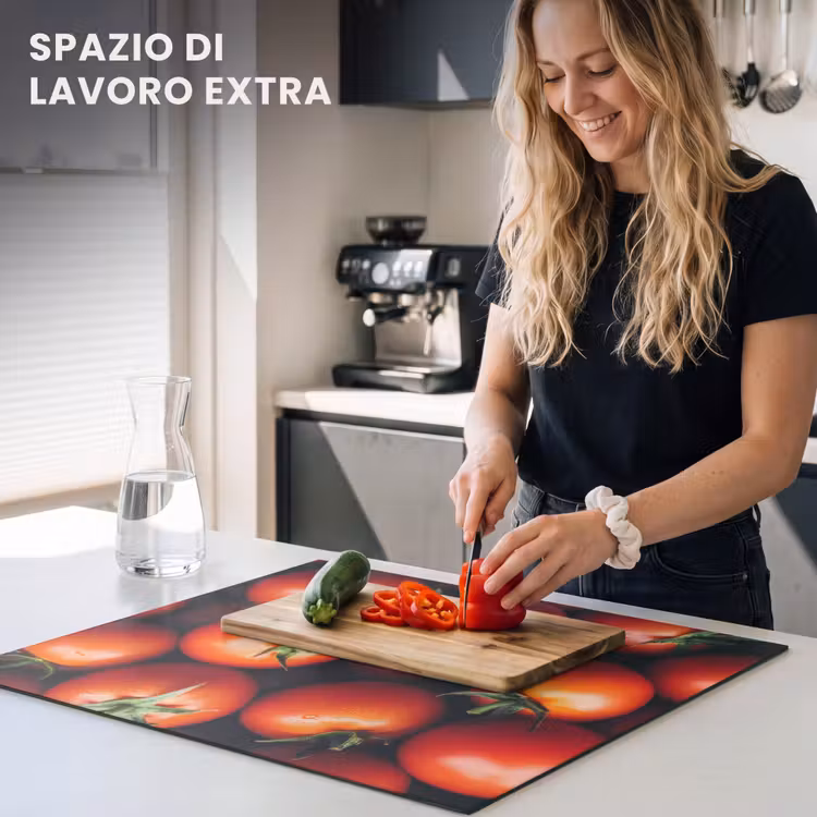 Protezione piano induzione - Verdure - Rosso - Pomodori — 5
