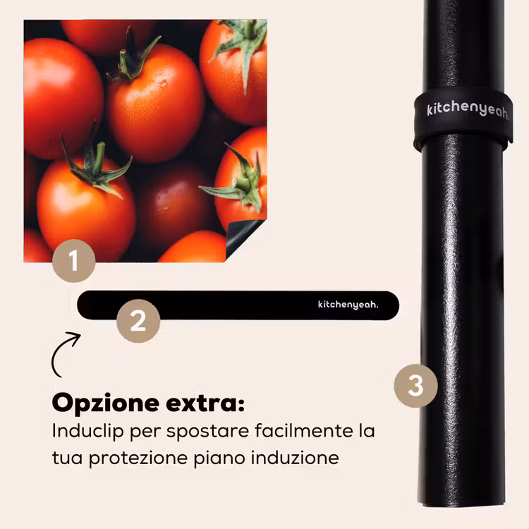 Protezione piano induzione - Verdure - Rosso - Pomodori — 8