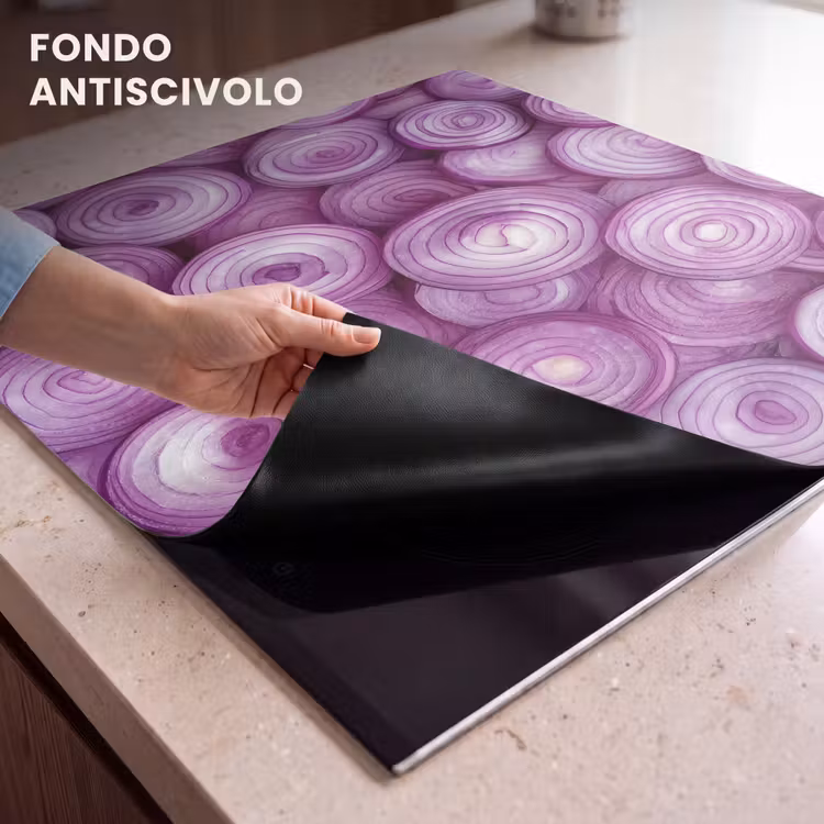 Protezione piano induzione - Viola - Cipolle - Primo piano — 6