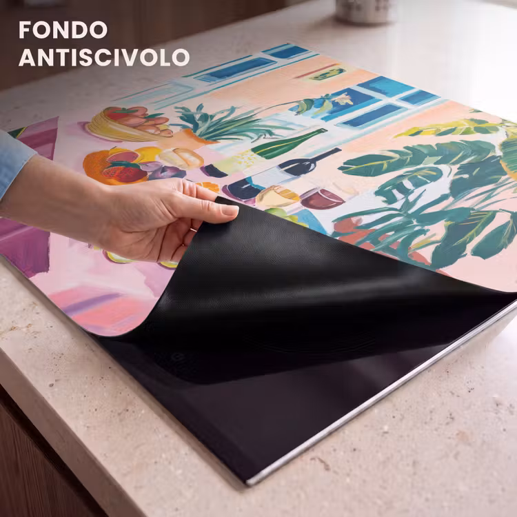 Protezione piano induzione - Tavola - Vino - Frutta — 6