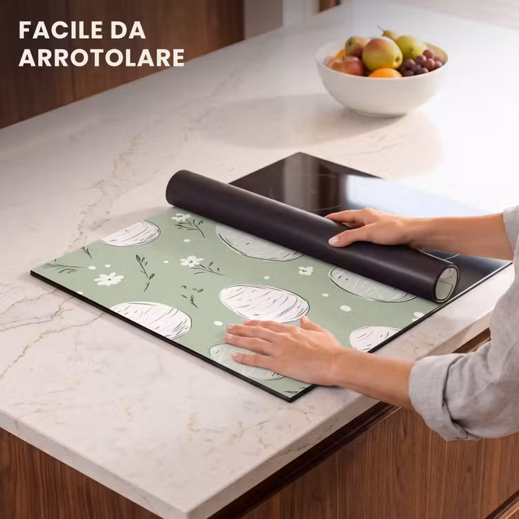 Protezione piano induzione - Verde - Uova - Modello — 7