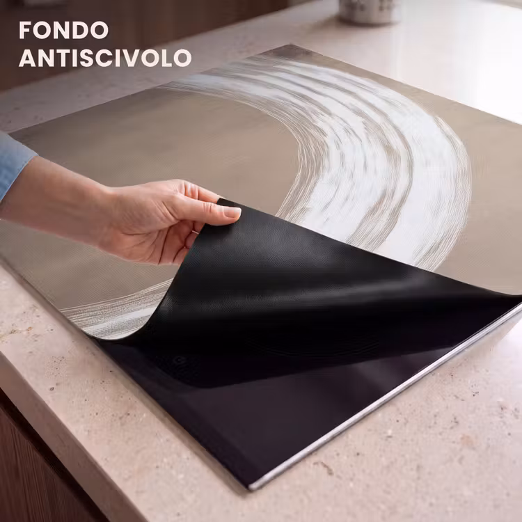 Protezione piano induzione - Vernice - Marrone - Japandi — 6