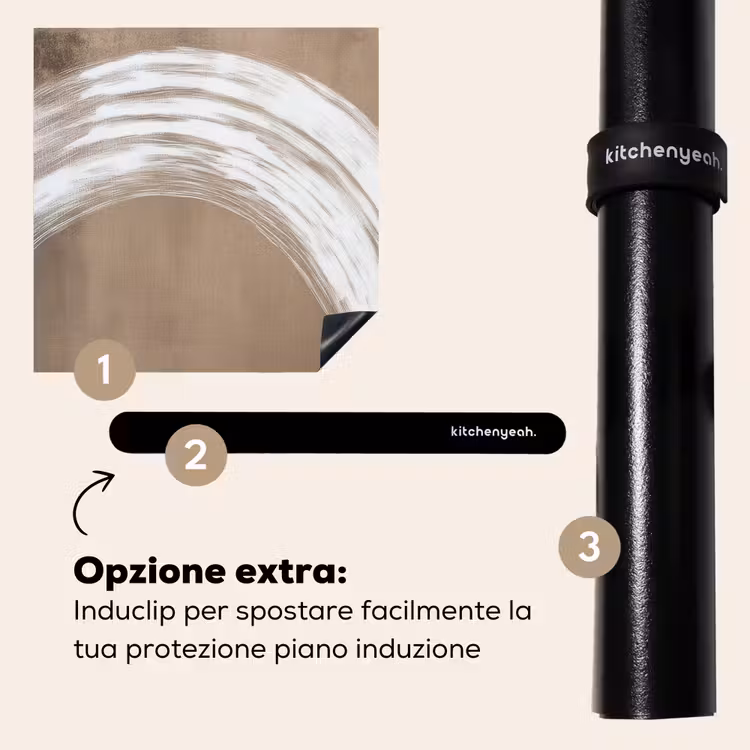 Protezione piano induzione - Vernice - Marrone - Japandi — 8