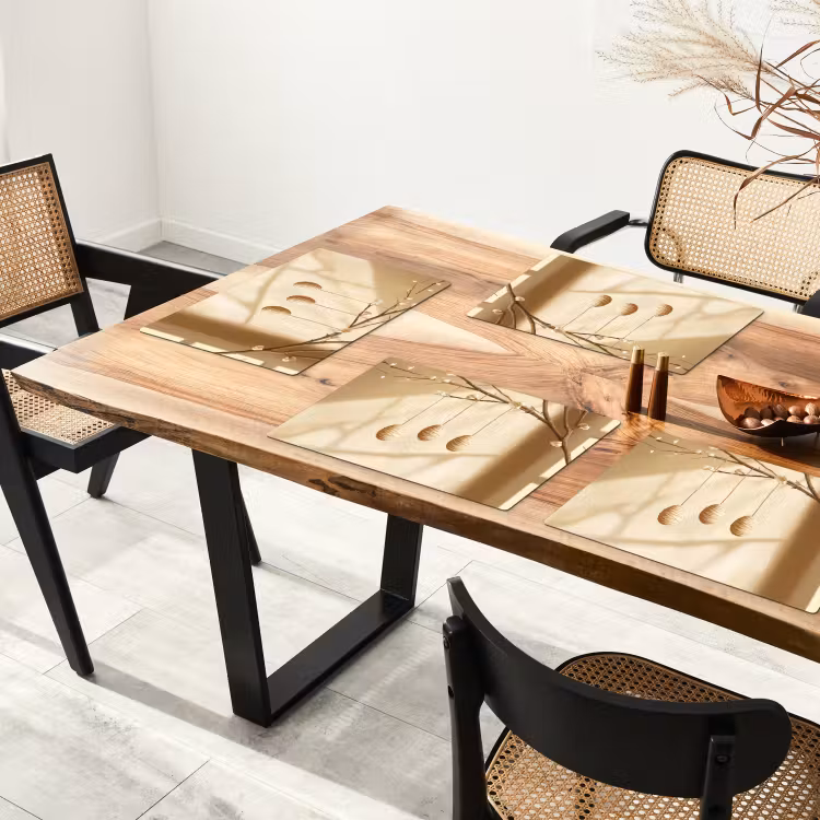 Tovaglietta – 6 pezzi - Beige - Torta di Pasqua - Uova — 4