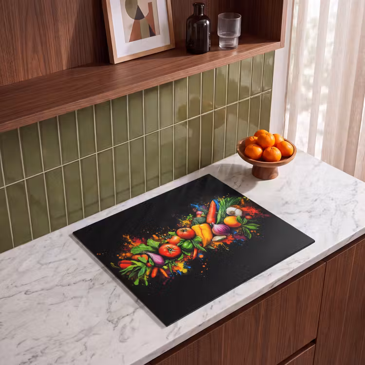 Protezione piano induzione - Verdure - Cibo - Erbe - Graffiti - Cucina — 4
