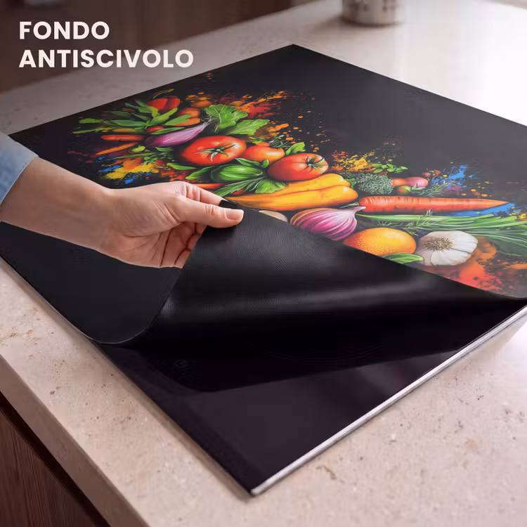 Protezione piano induzione - Verdure - Cibo - Erbe - Graffiti - Cucina — 6