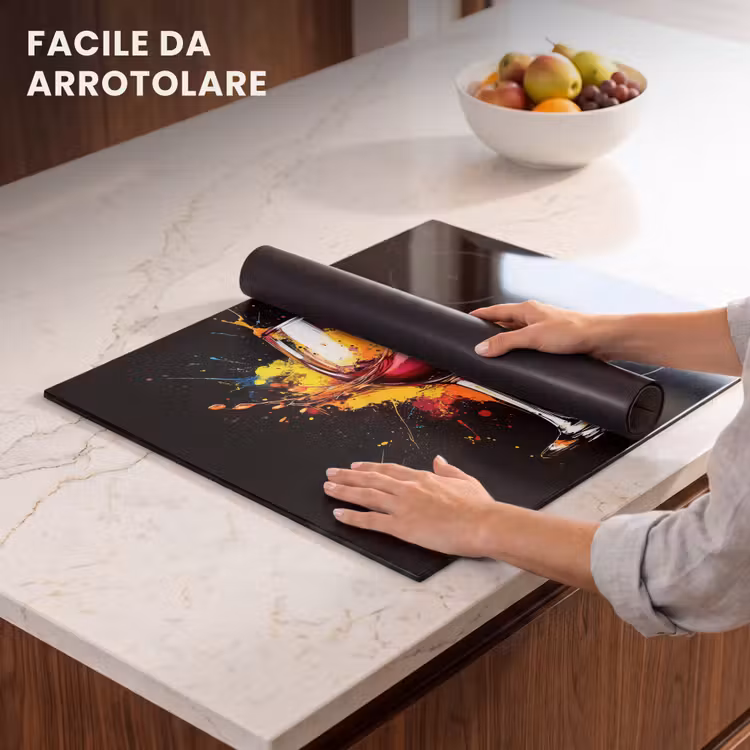 Protezione piano induzione - Vino - Bicchiere - Graffiti - Bevanda - Rosso - Vernice — 7