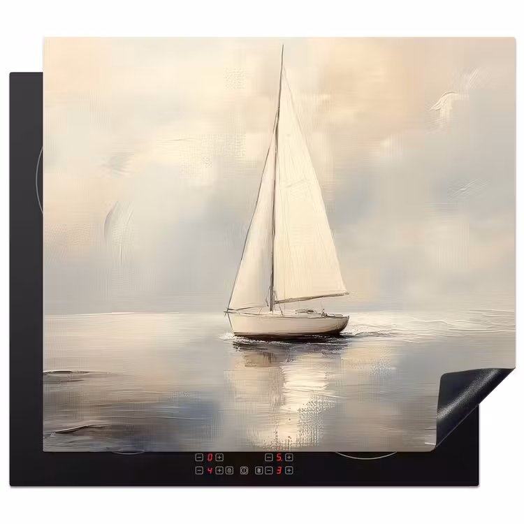 Protezione piano induzione - Veliero - Mare - Nuvoloso — 1
