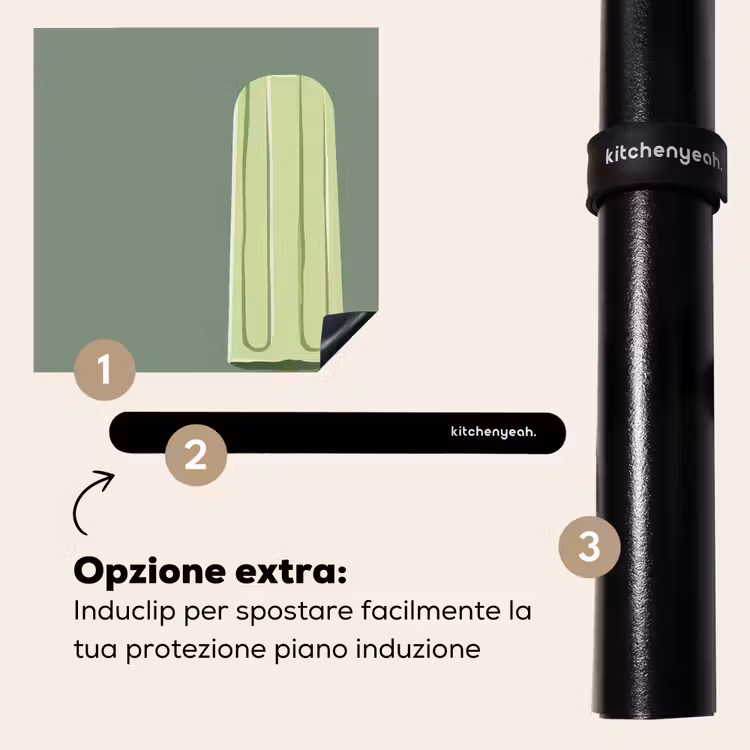 Protezione piano induzione - Verde - Gelato all'acqua - Bastoncino - Illustrazione — 8