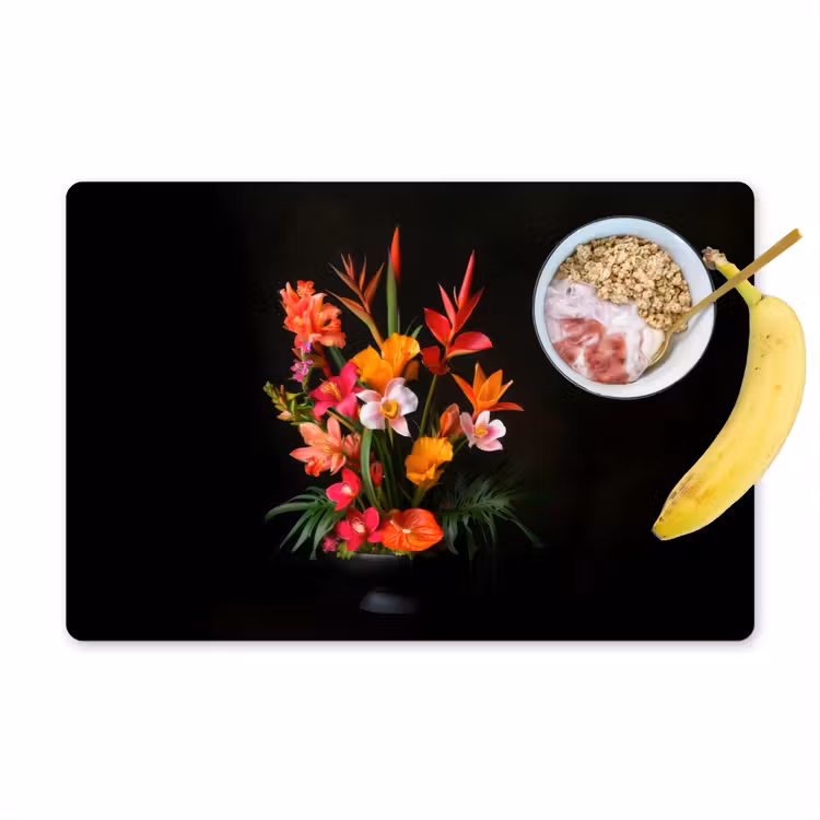Tovaglietta in vinile - Bouquet - Fiori - Esotici — 1