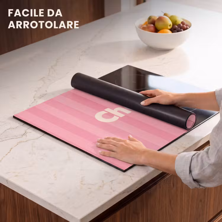 Protezione piano induzione - A righe - Rosa - Chéri — 7