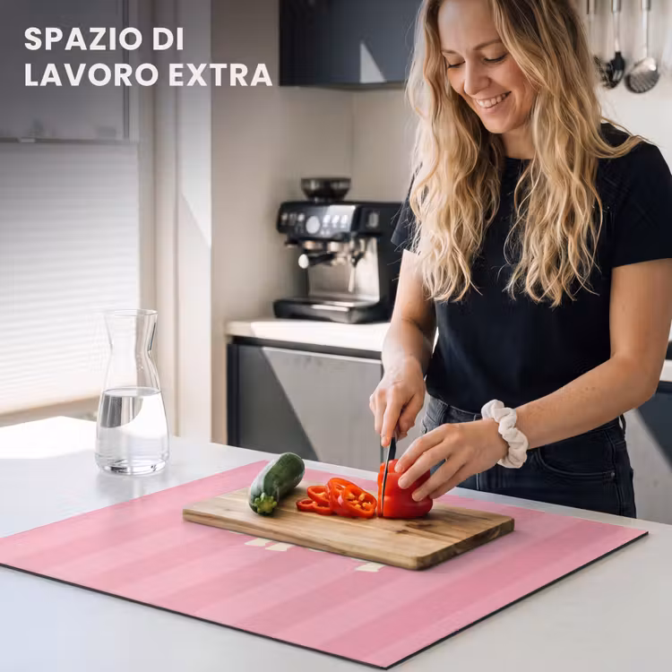 Protezione piano induzione - Rosa - A righe - Belle — 5
