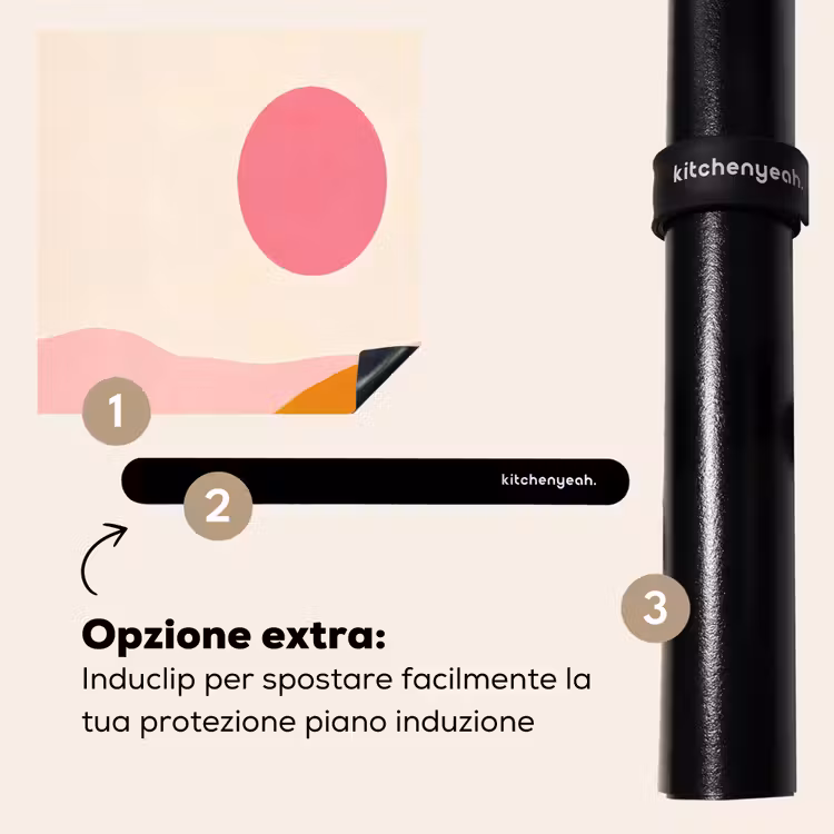 Protezione piano induzione - Sole - Colline - Astratto - Rosa — 8