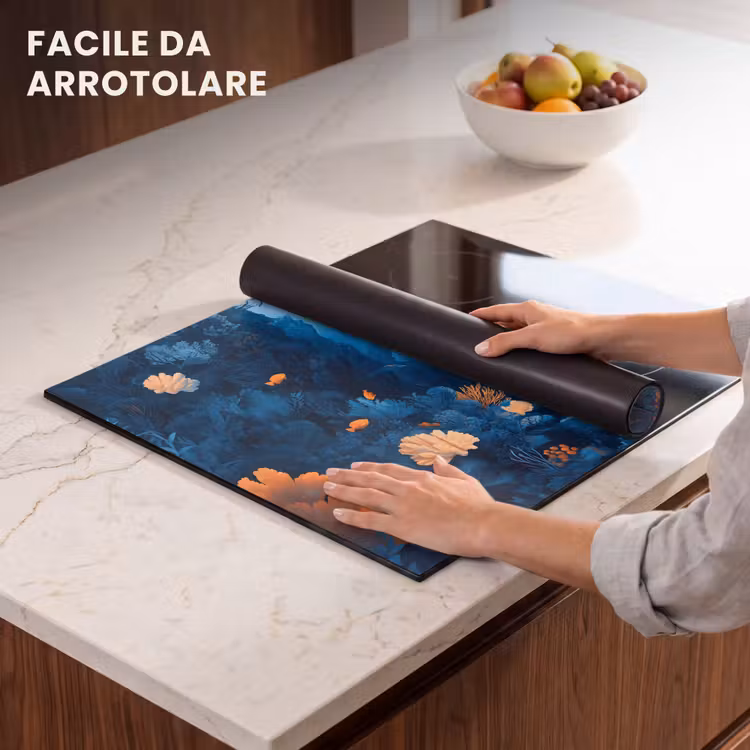Protezione piano induzione - Barriera corallina - Pesce - Oceano - Blu — 7